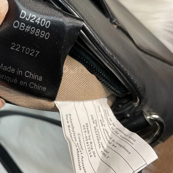 David Jones Vegan Leather Satchel Bag. - Picture 11 of 16